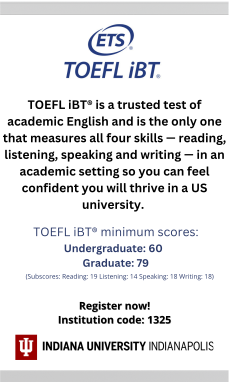 TOEFT iBT vertical banner